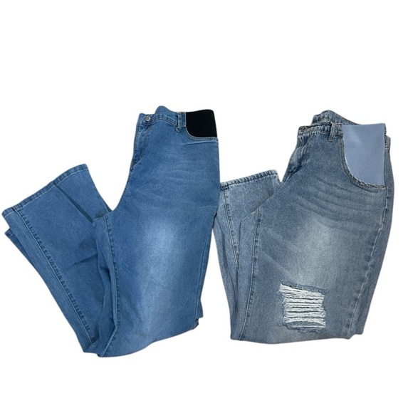 SHEIN Other - SHEIN maternity women’s jeans‎ size large - 2 pair